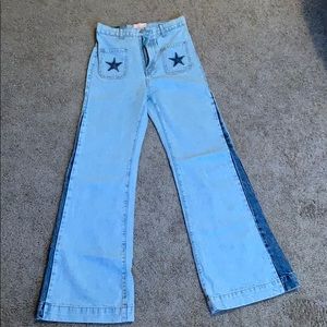 ONLY WORN ONCE FLARE REVICE JEANS